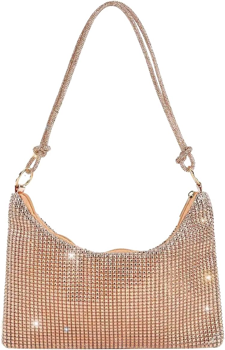 CORIOS dames pailletten avondtas handgemaakte parel clutch tas bruiloft bruidstas handtas elegante schoudertas vintage ketting schoudertas glanzend portemonnee tas kleine tas, zwart, Large, Retro