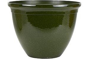 The HC Companies 20" Tucson Decorative Round Planter: "Embellish Your Garden with Nature's Finest"