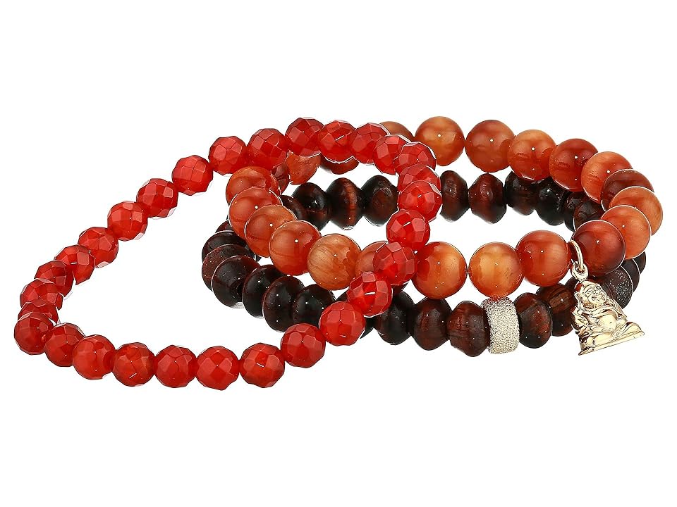 

Dee Berkley Opportunity Aventurine Gemstone Beaded Bracelet Set (Orange) Bracelet