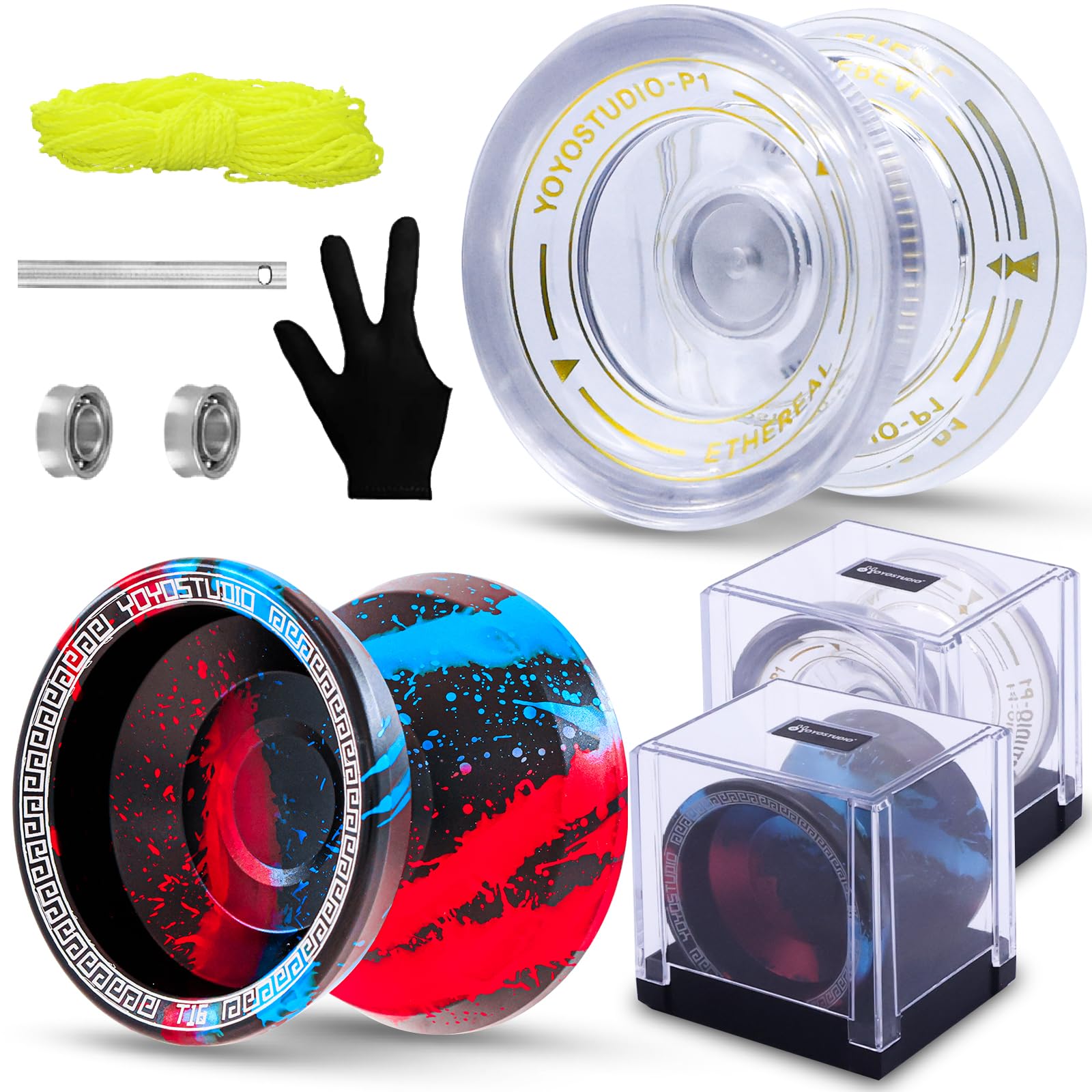 Amazon.com: YOYOSTUDIO Dual Purpose Yoyos Pack of 2, Metal Yoyo