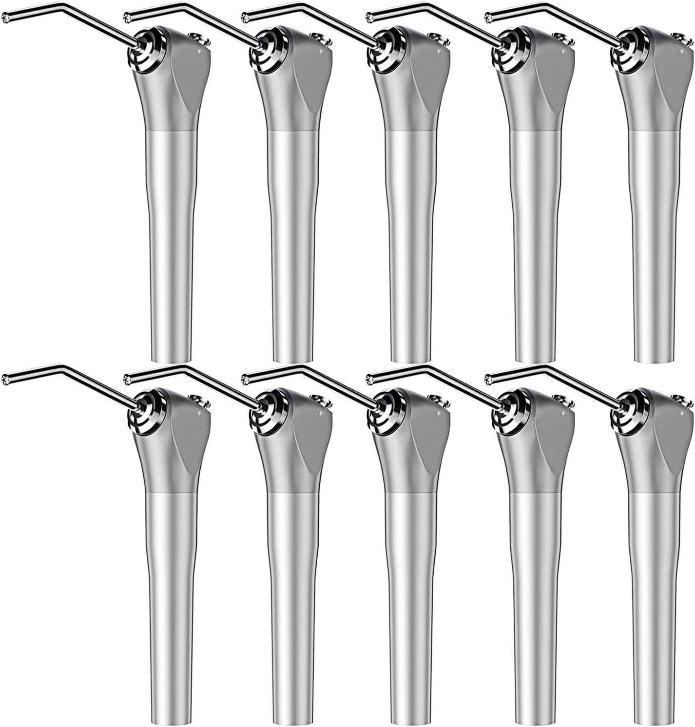 10 Pack Dental Air Water Spray Triple Syringe, 3-Way Nozzle Tips, Stainless Steel, Autoclavable, Professional Dental Syringes for Dental Clinics