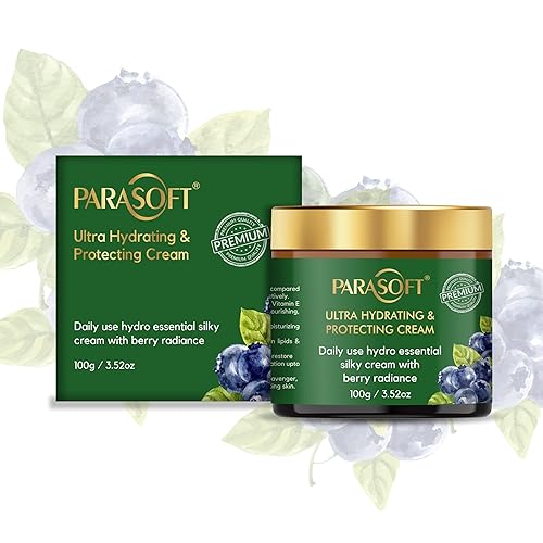 Parasoft Crema ultra hidratante y protectora 3.52 oz Humedad de larga duración con ingredientes naturales Crema diaria ligera para cara y cuerpo