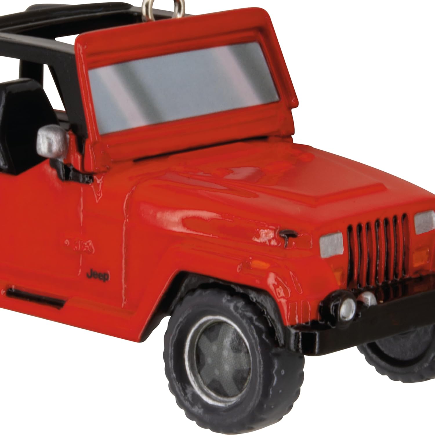 Hallmark Red 1992 Jeep Wrangler Christmas Ornament, Outdoors Gifts image 4