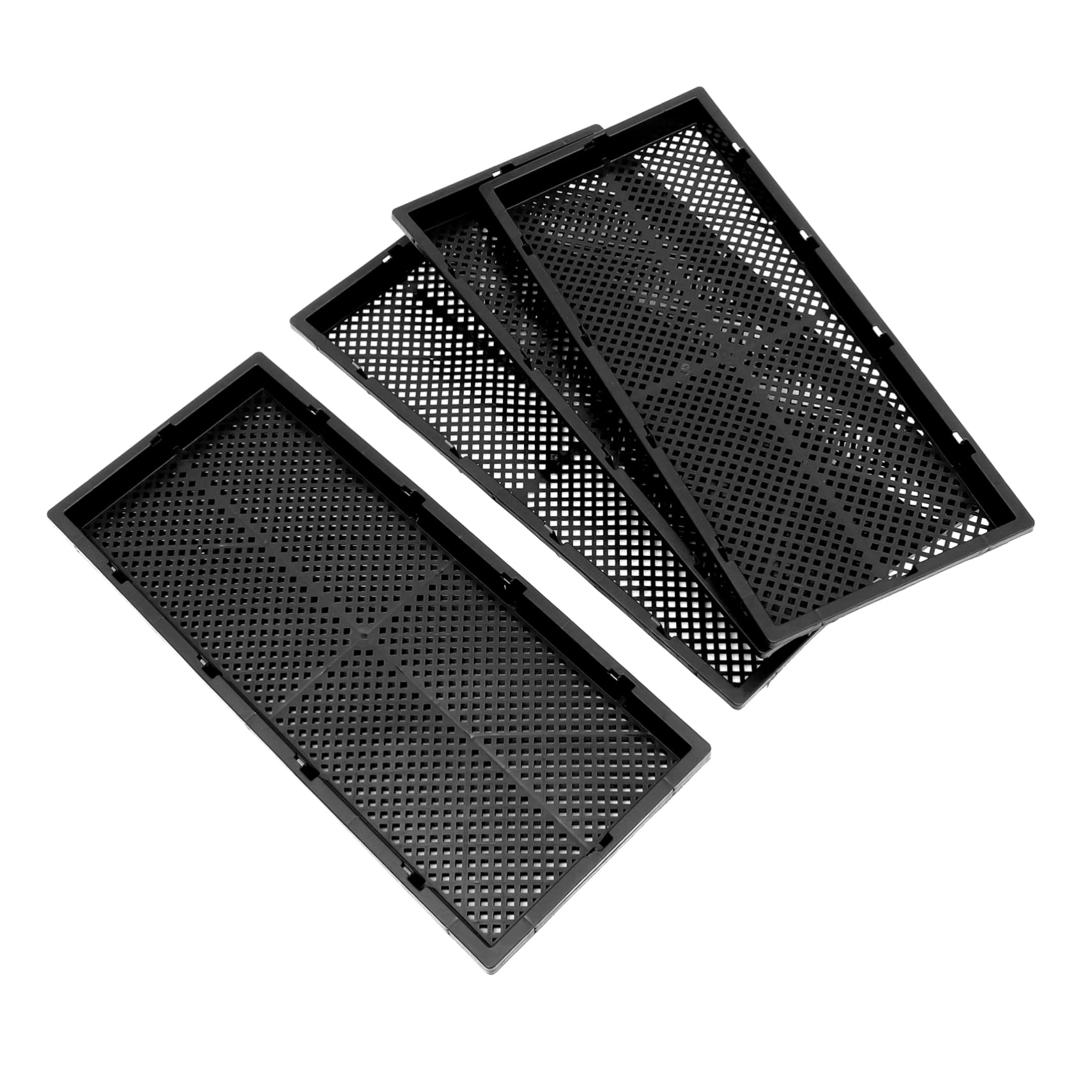 Yardwe 5pcs tray cat grass growing tray rotating tray wheatgrass tray start tray germinator tray plant sprouter tray dendrobium to rotate plastic raw material vegetable