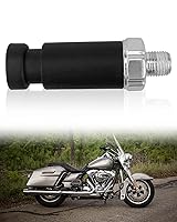 Vista 6 de Sensor de presión de aceite apto para Harley Davidson FLHTC FLHTK FLHTRU FLTRX FLHX Reemplazo 74438-99 74438-99A 32-1396, negro