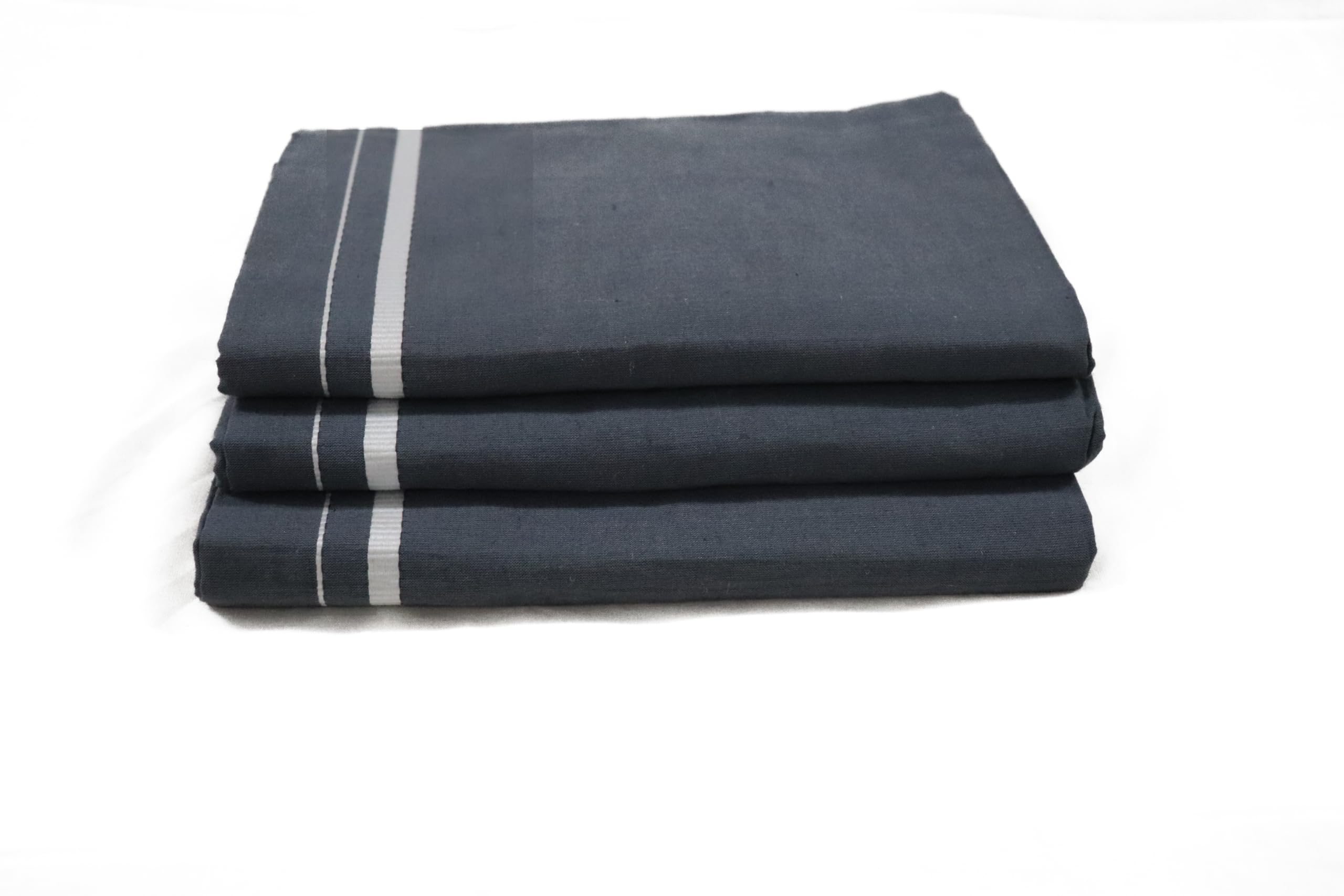 2.00 Mtr Thalapathy Cotton Dhoti For Men’s Black Dhoti With White Border-image-49