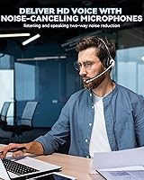 Vista 7 de Wantek audífonos de diadema con cable para teléfono con cancelación de ruidos. micrófono para ShoreTel Plantronics, Polycom, Zultys, Toshiba, NEC