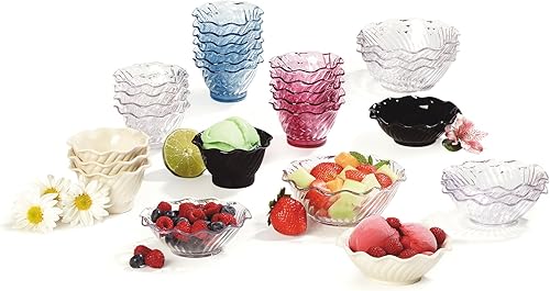 Miniatura 6 de Carlisle FoodService Products 453307 Cuencos de plástico para postre, 13 onzas, transparentes (paquete de 2)