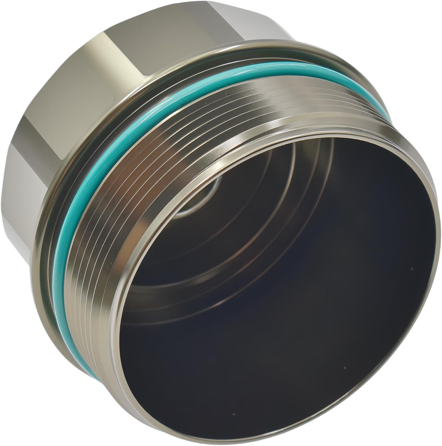 Oil Filter Cover Aluminum Alloy Filter Housing For BMW 3 5 7Series E46 M52 M54 M56 Engine Special Car Modification Part (Titanium Bronze)