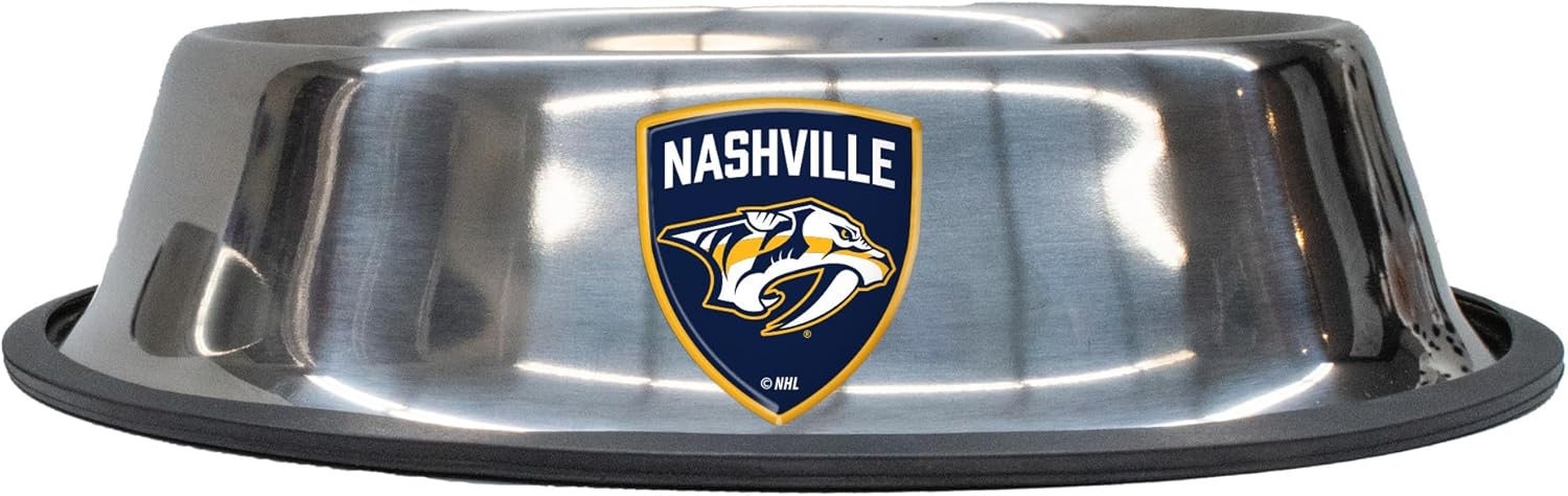 Littlearth NHL Nashville Predators Everyday Pet Bowl, Small