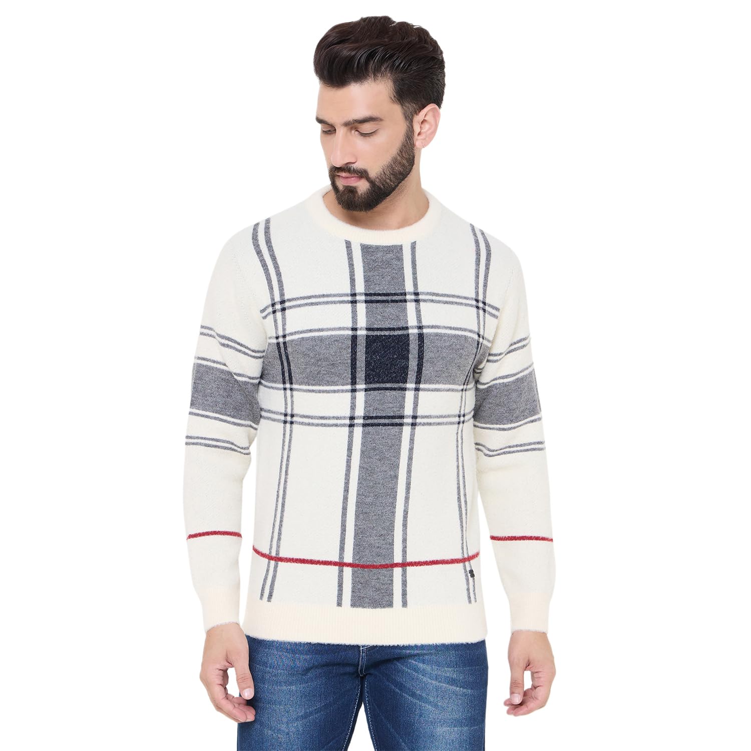 duke Men's Acrylic Blend Casual Pullover Sweater-picture-27