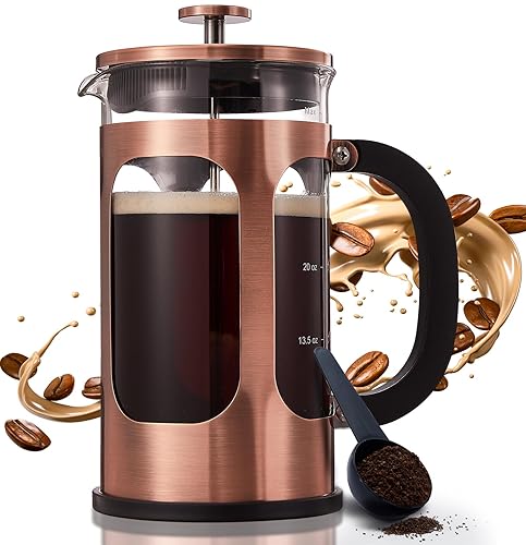 BAYKA 34oz 1 Liter French Press Coffee Maker, Coffee Lover