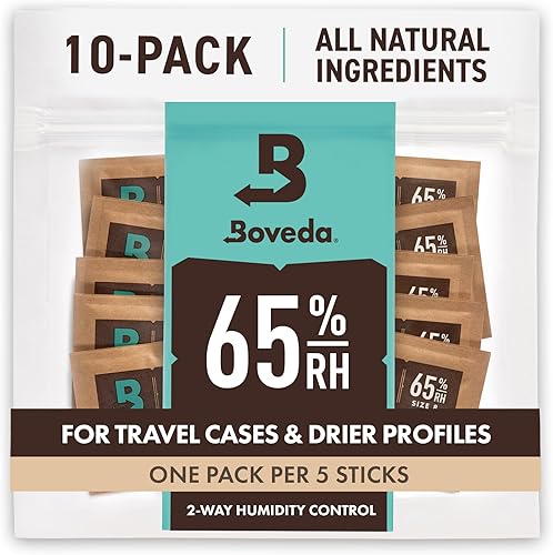 Miniatura 25 de Boveda paquete de control de humedad bidireccional 65% para hasta 25 artículos – Tamaño 60 – Individual – Absorción de humedad y almacenamiento a