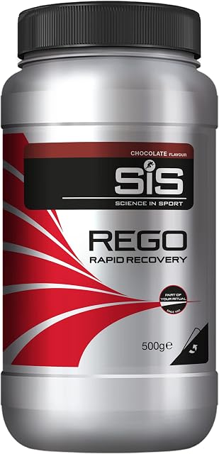 Science in Sport| Rego Rapid Recovery| Protein Shake| post-exercise| Suitable for Vegetarians| Dairy free| 500g| 184 calories per serving| 10 Servings| Chocolate flavour|