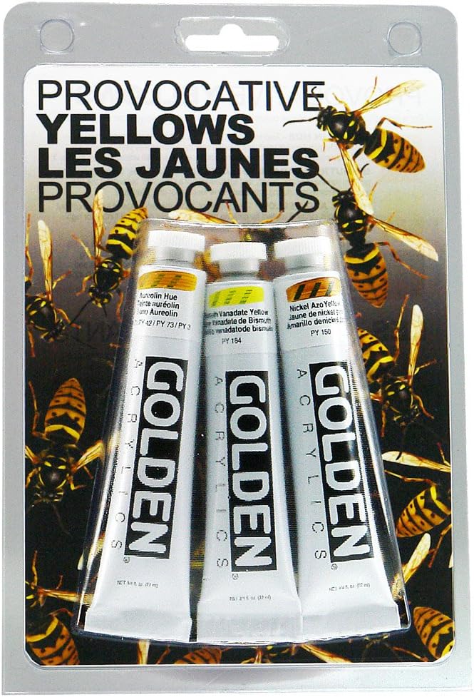 Golden Heavy Body Provocative Yellows Set of 3 22ml Tubes