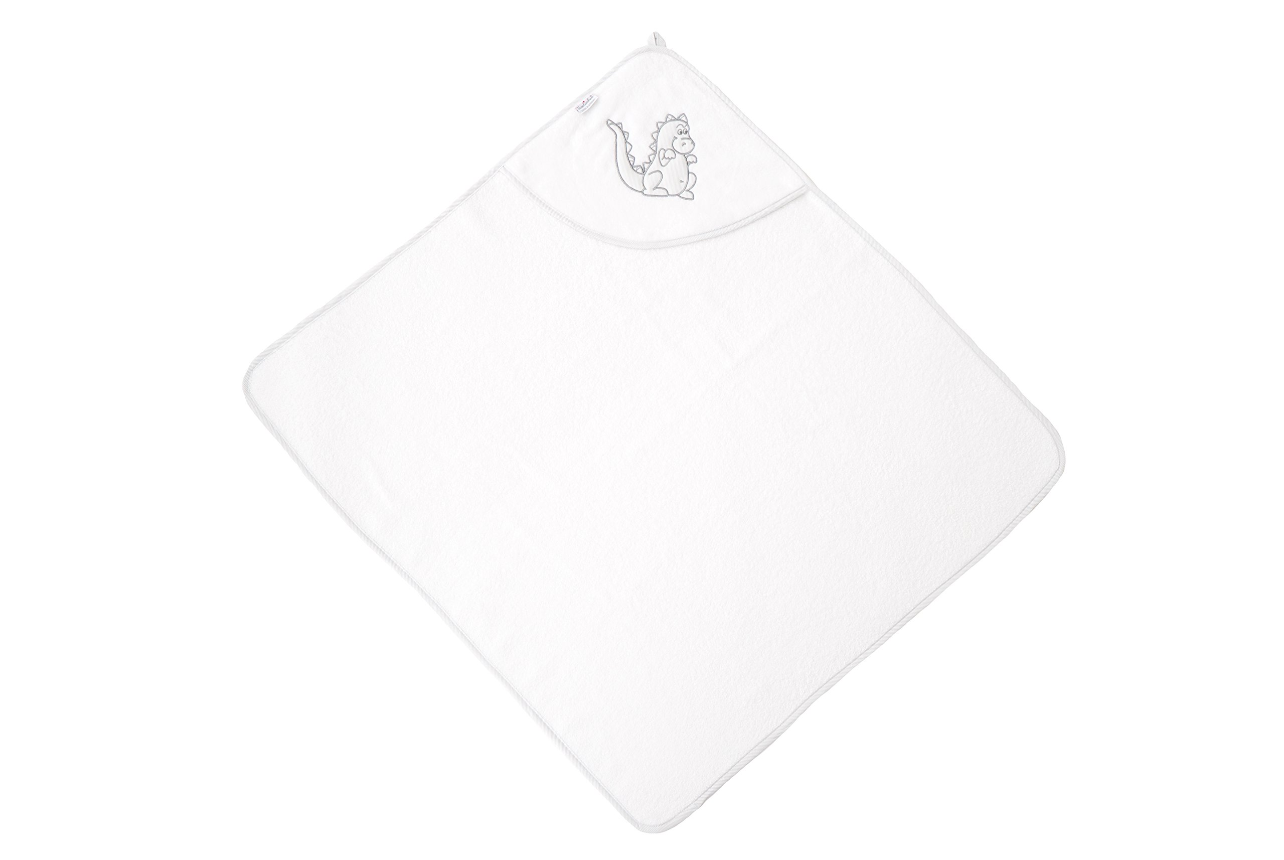 'tavolinchen Velour de toalla con capucha"Dino linchen Toalla Baby Toalla gris gris Talla:80/80