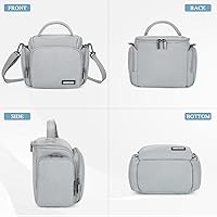 Vista 4 de G-raphy Bolsa para cámara DSLR SLR Crossbody Sling Bolsas de fotografía para Nikon Canon, Sony, DSLR SLR SLR sin espejo con correas de extracción