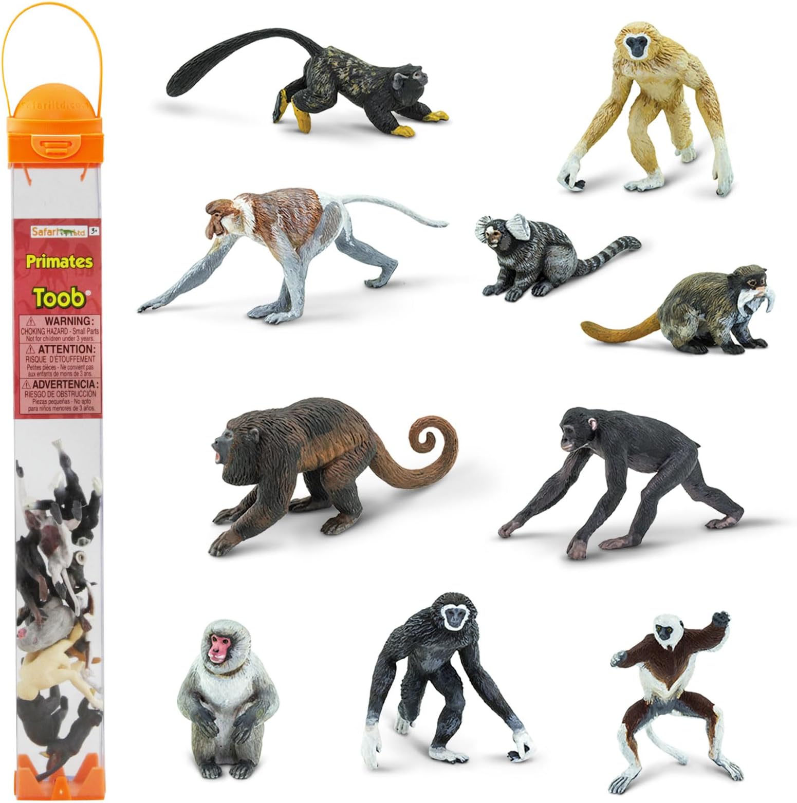 Safari Ltd. Primates Animals, Multicoloured (S100323)