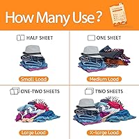 Vista 5 de CLEARALIF Laundry Detergent Sheets, Orange, 64 Load, CLEARALIF Laundry Detergent Strips Eco Friendly & Hypoallergenic