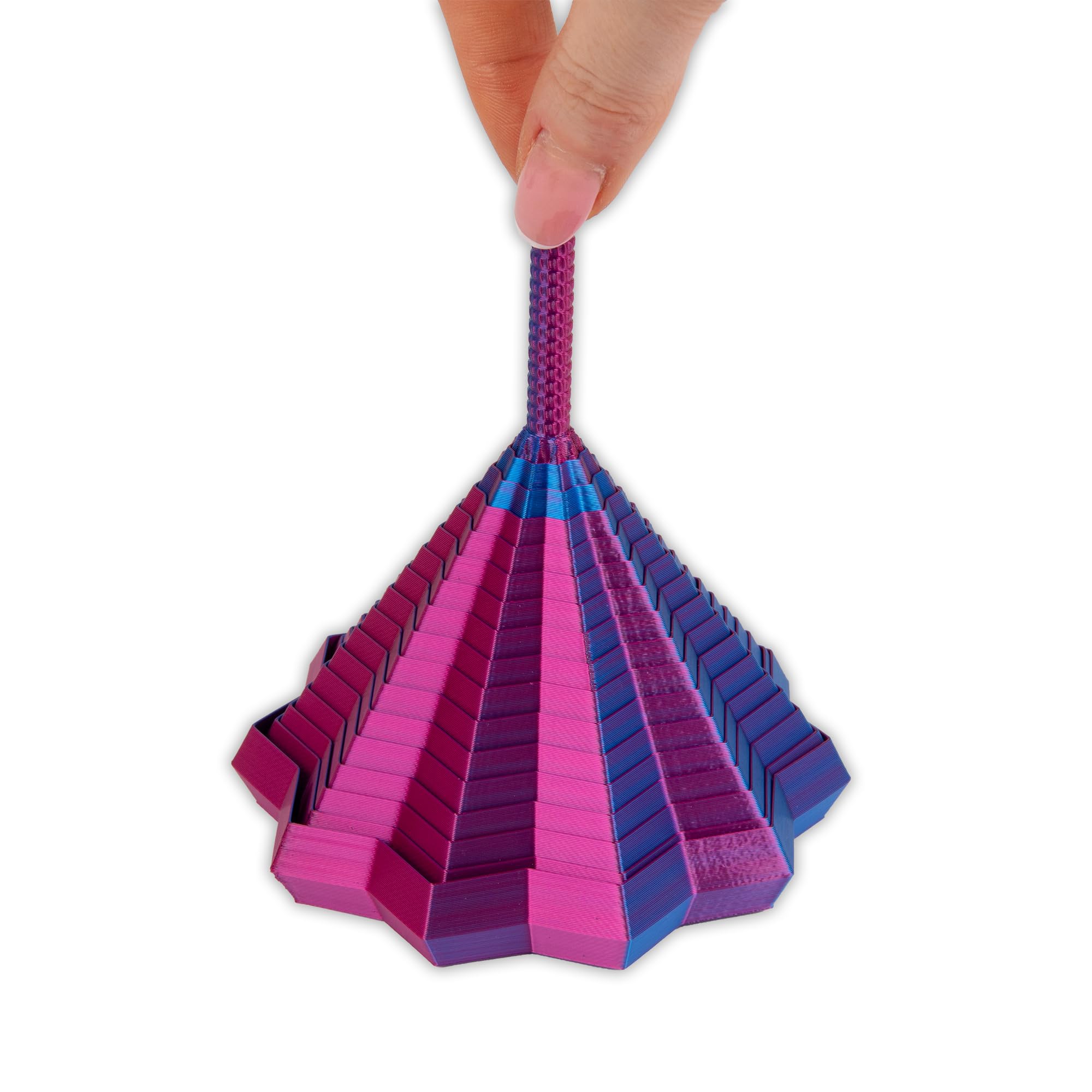 HGL 3D Printed Star Cone Medium – Expanding Sensory Fidget Toy (1 Colour Sent at Random)
