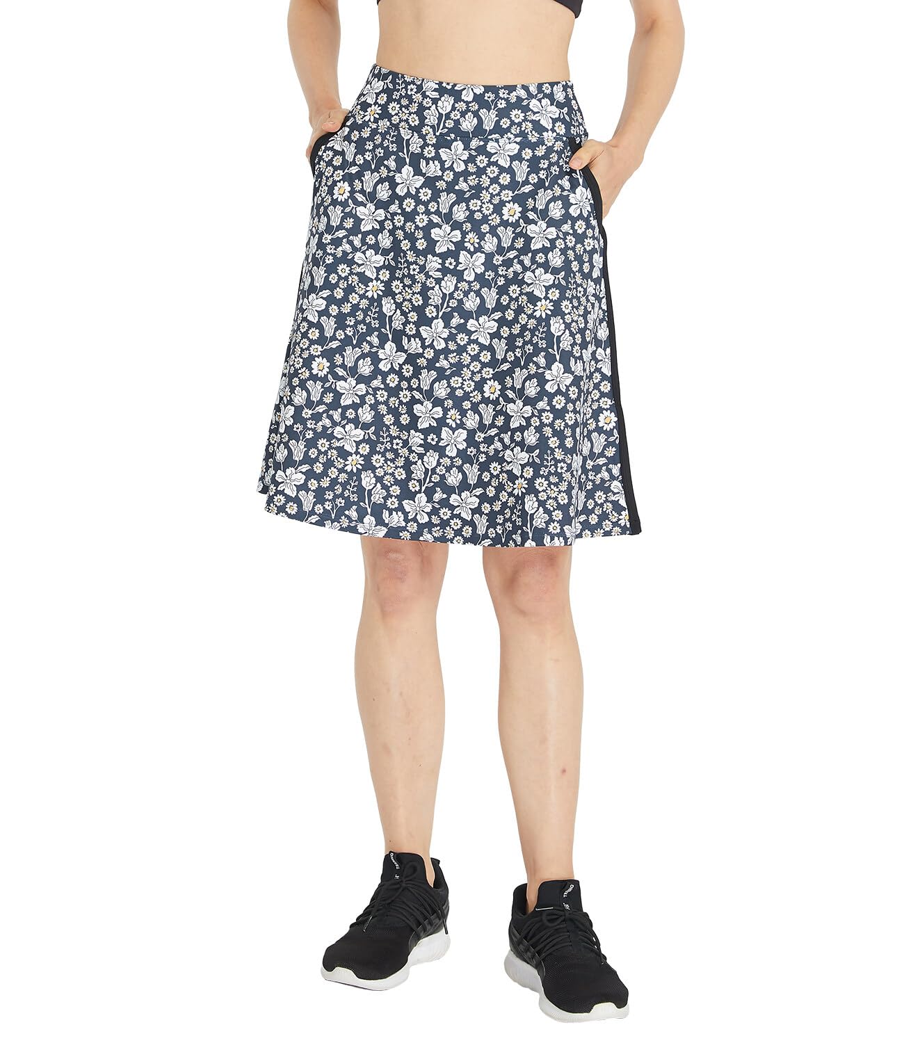 Activewear Falda Pantalón para Mujer Cintura Alta Faldas Deportiva con Pantalón Verano Falda de Golf Skort Tenis con Bolsillos B-Copihue M
