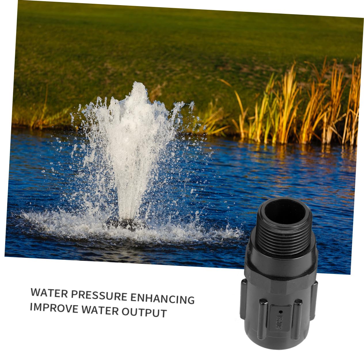 Régulateur de Pression D’irrigation 3/4 Pouces 30 Psi Noir
