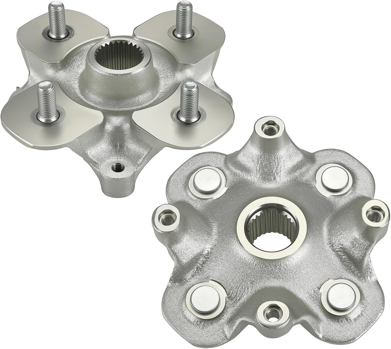 2PCS Front Rear Hubs for Yamaha Grizzly Kodiak 450 550 700 YFM450 YFM550 YFM700 2007-2024 B16-F510D-01-00 3B4-25111-11-00