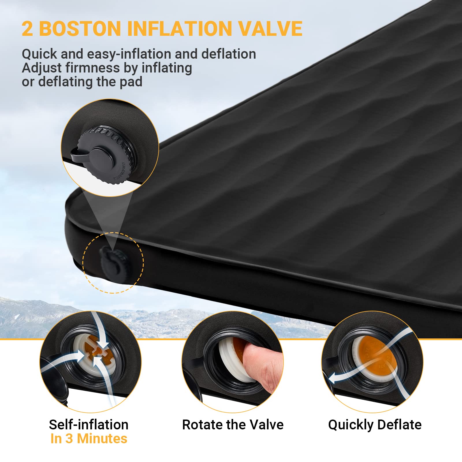 史上一番安い ファーストポートKingCamp Luxury 3D Double Single Self Inflating Camping