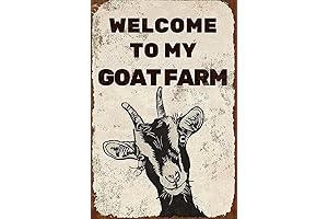 Welcome to My Goat Farm: Vintage Goat 1000 Piece Wooden Jigsaw Puzzle for Family Fun