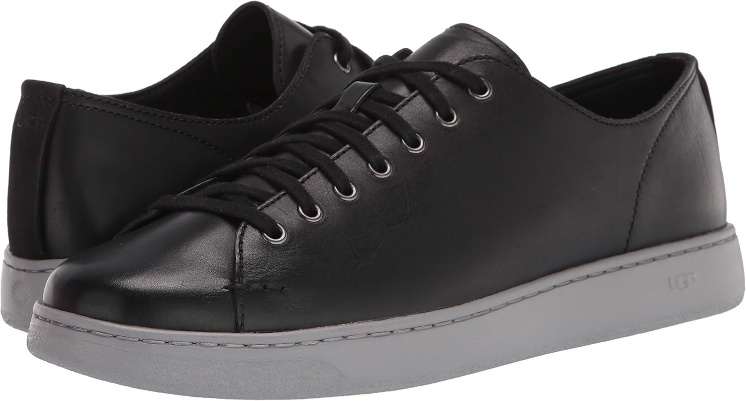 Ugg Mens Pismo Low Sneaker 7 Black Leather