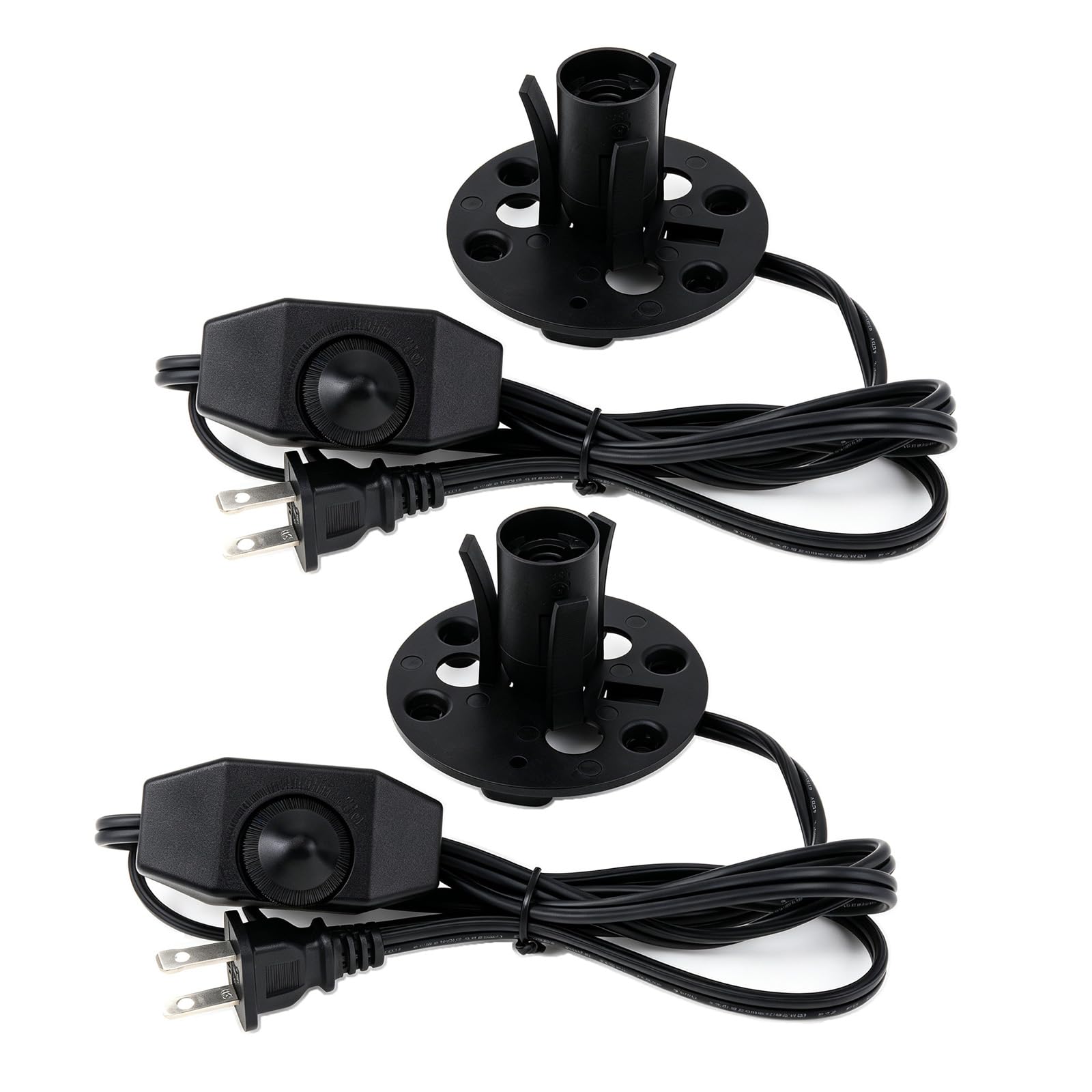 RTNLIT Himalayan Salt Lamp Cord Replacement with Dimmer Switch, 2-Pack