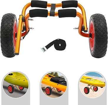 Chariot kayak - plie pour rangement