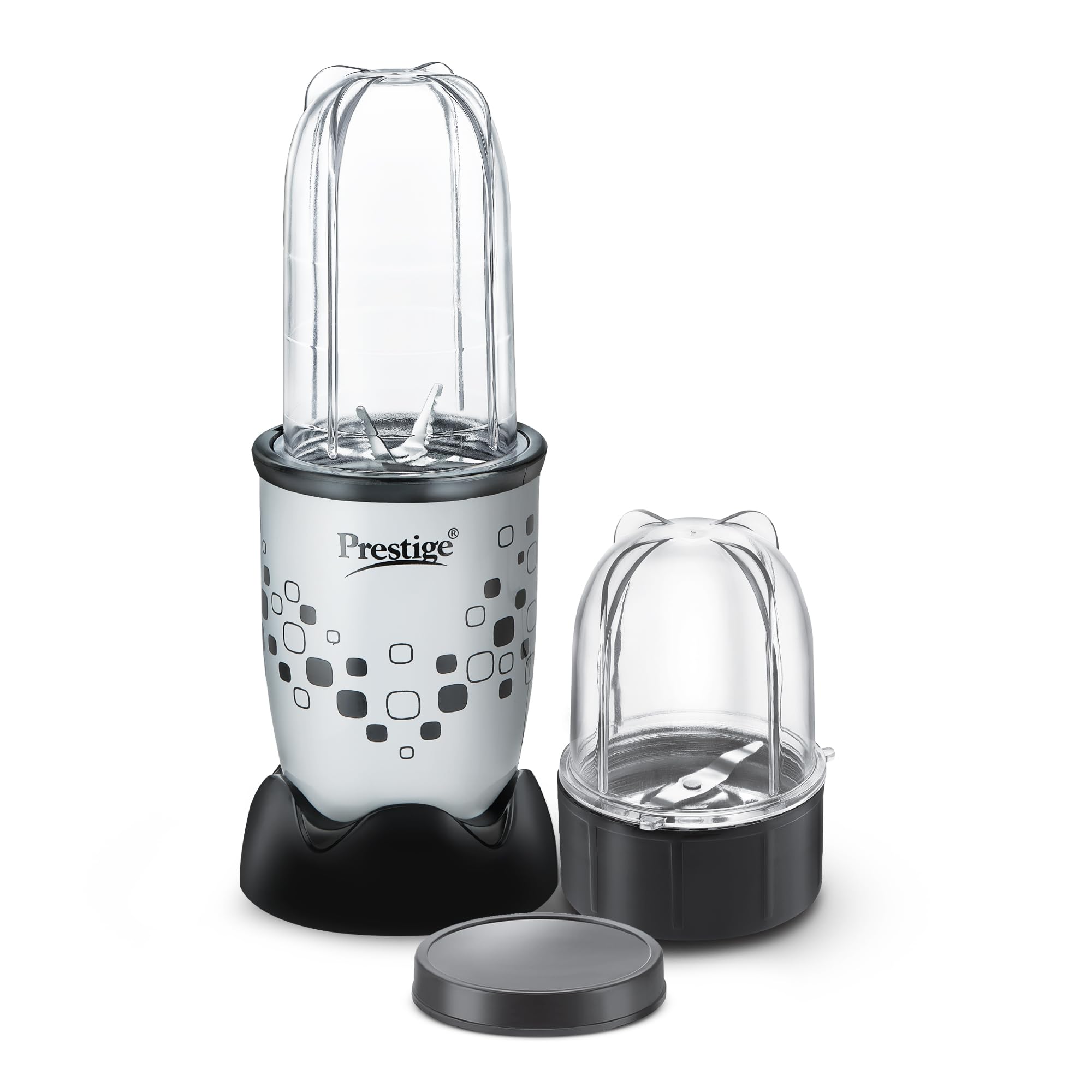Prestige Nutri-Mix 2.0, 350W Mixer Grinder with 2 Multipurpose Jars | Compact Design | Dual Safety Interlock System | Extra Lids for Storage | Black & Grey (B0CZ9BL6MP) Amazon Price History, Amazon Price Tracker