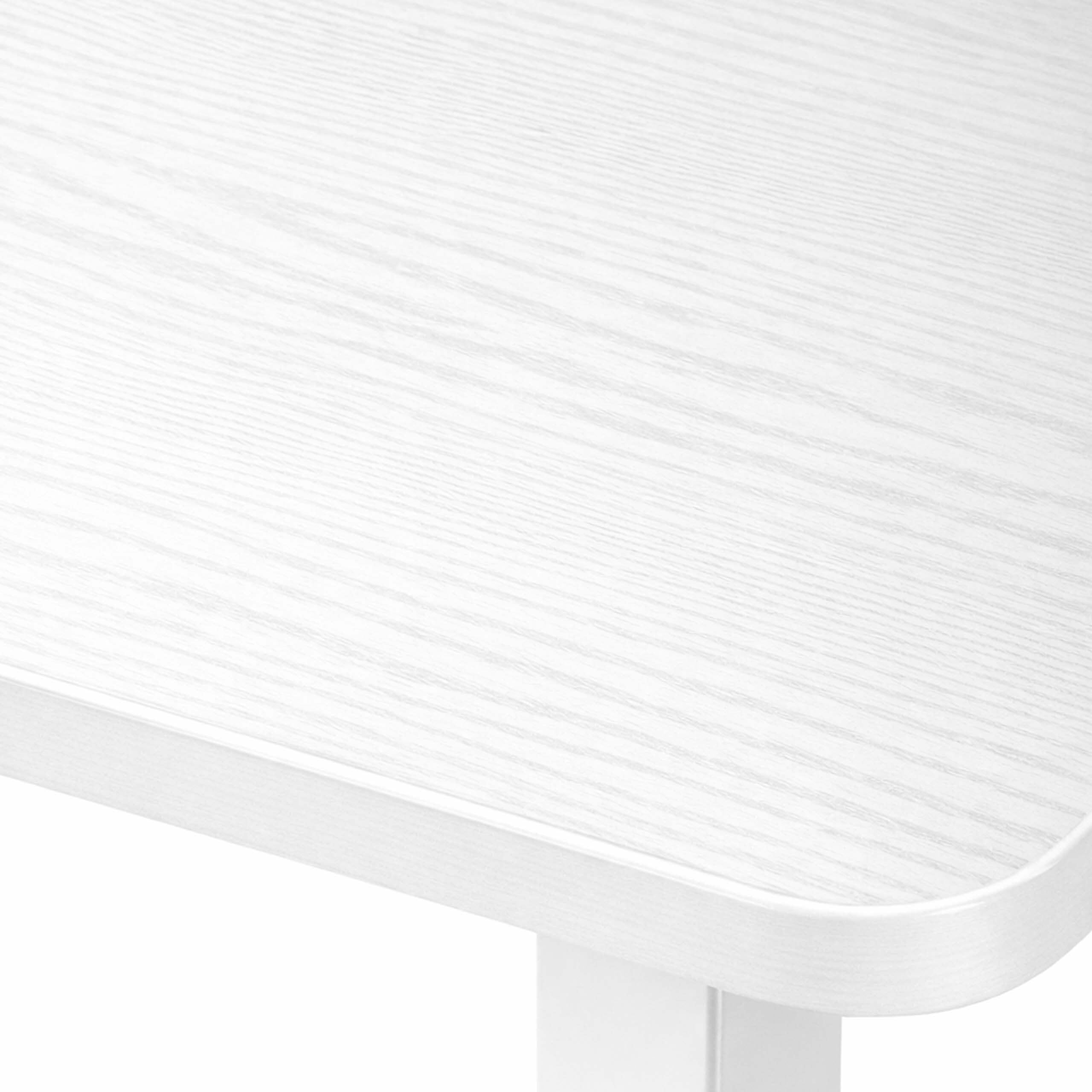 Relaxdays höhenverstellbarer Schreibtisch, elektrisch, Stehtisch Display, HBT: 120x120x60 cm, Metall, Holzoptik, weiß