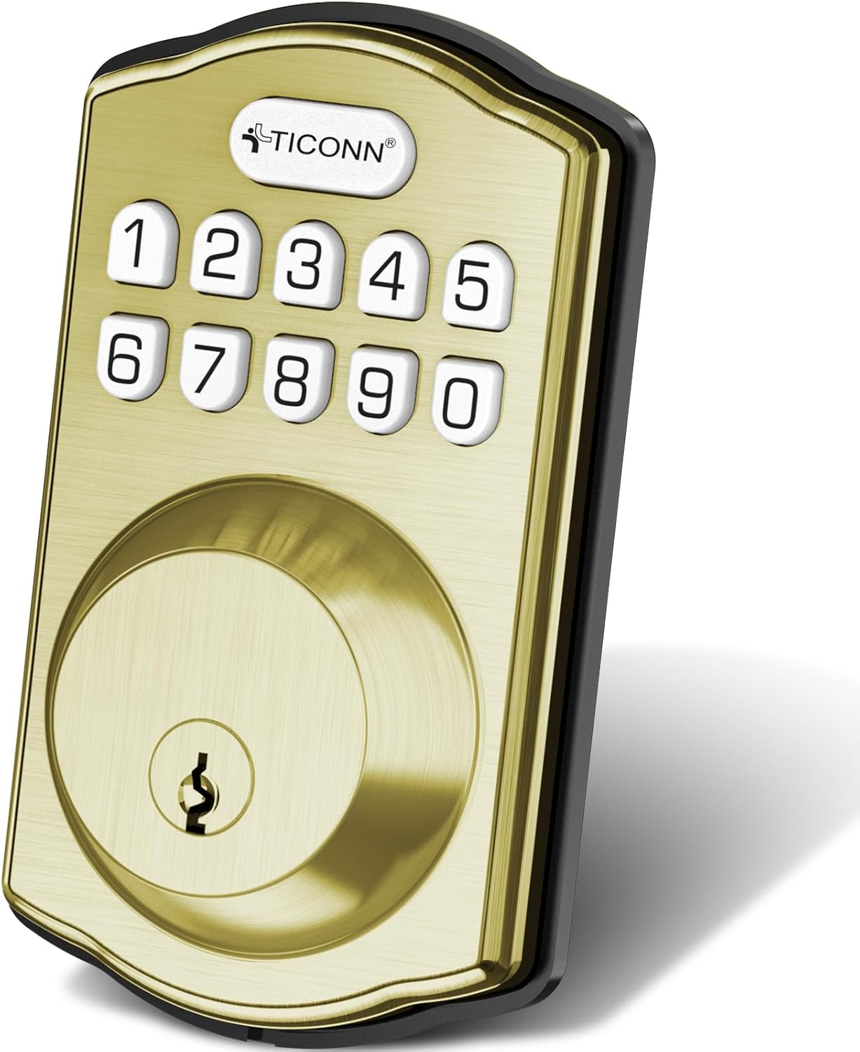 TICONN Keyless Entry Door Lock Deadbolt with Keypad, Smart Locks for