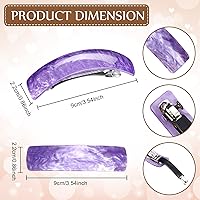 Vista 2 de WILLBOND 6 Piezas Pasadores de Cabello para Mujeres Pasadores Grandes para Cabello Clips Franceses Horquillas Broche Retro para Regalos de Mamá