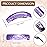 WILLBOND 6 Pcs Hair Barrettes for Women Large Barrettes Hair French Clips Pin Retro Clasp for Mom Gifts Women Accessories, 6 Colors(Multicolor,Delicate)
