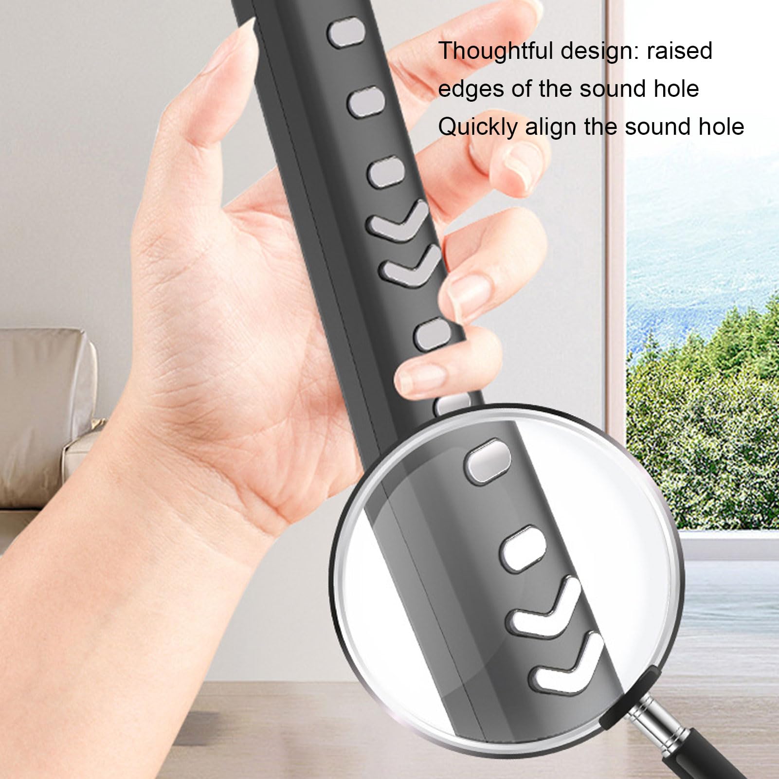 Soplete Eléctrico, Mini Instrumento de Viento Electrónico Recargable con Funcionalidad MIDI para Niños Adultos Principiantes