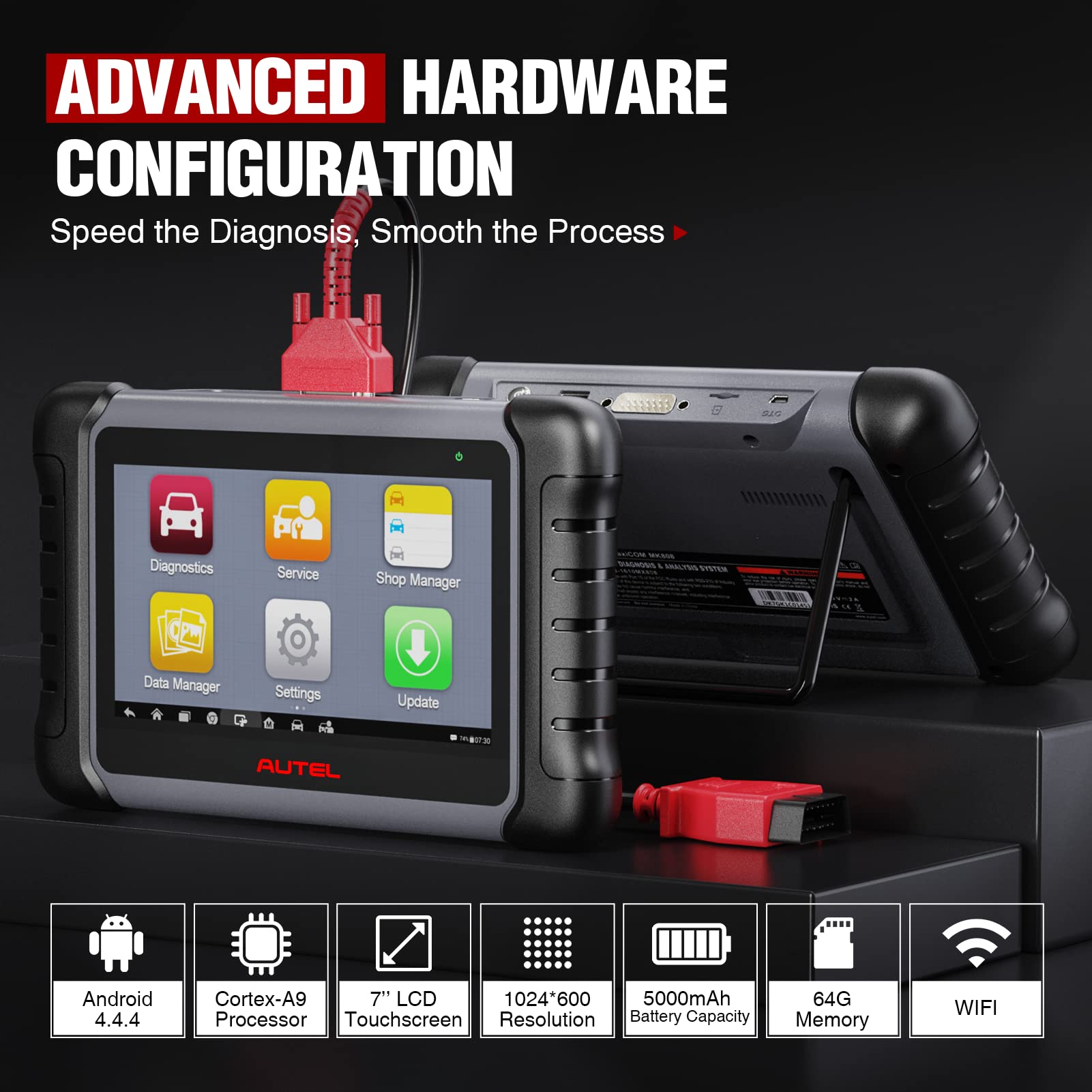 Buy Autel Scanner MK808 Diagnostic Scan Tool 2022 Newest with