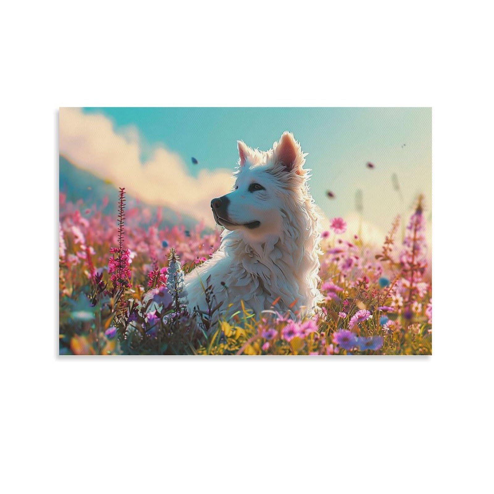 要問い合せ♥️ヴィンテージ感なアート♥️お洒落アート犬アニマル花絵多種