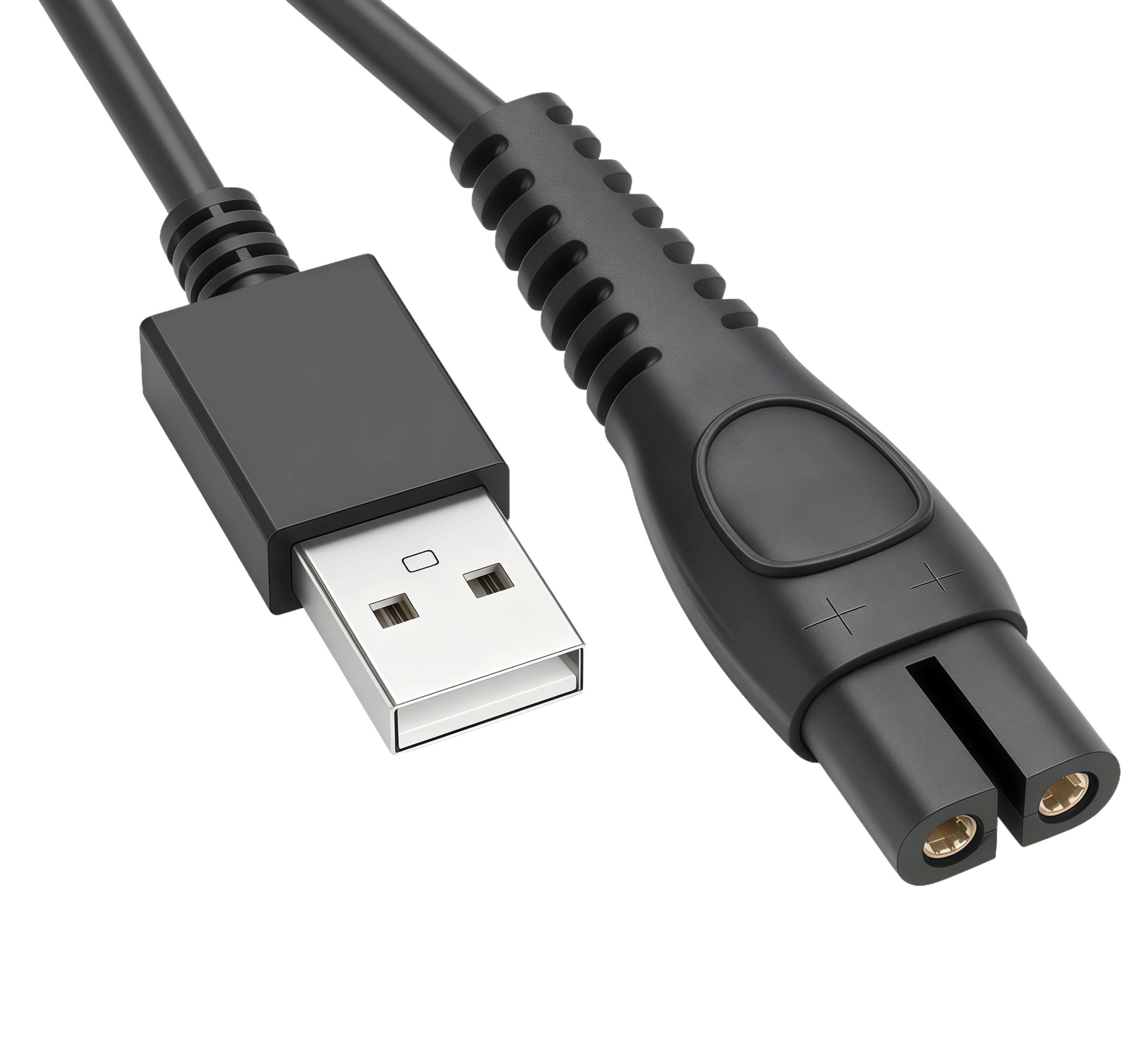 Ricambio Cavo USB 5V 100cm Caricabatterie per Rasoio Elettrico Philips Bodygromm BRL136 BRL146 BRL166 BG3007 BG3017 BG3027 BG3480 BG7485 BT3617 BT3620 BT5780 BT7665 BT7670