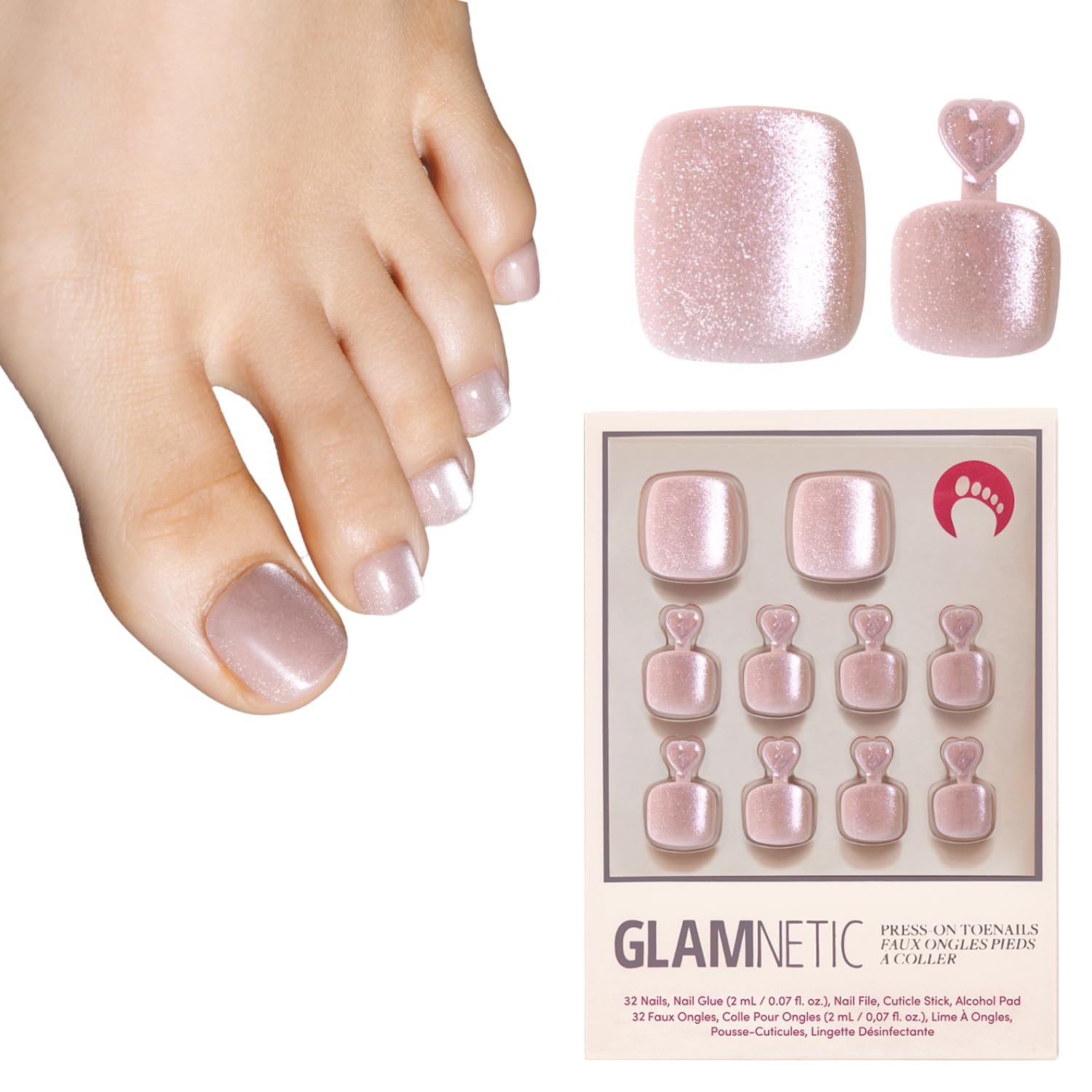 Glamnetic Press On Toenails