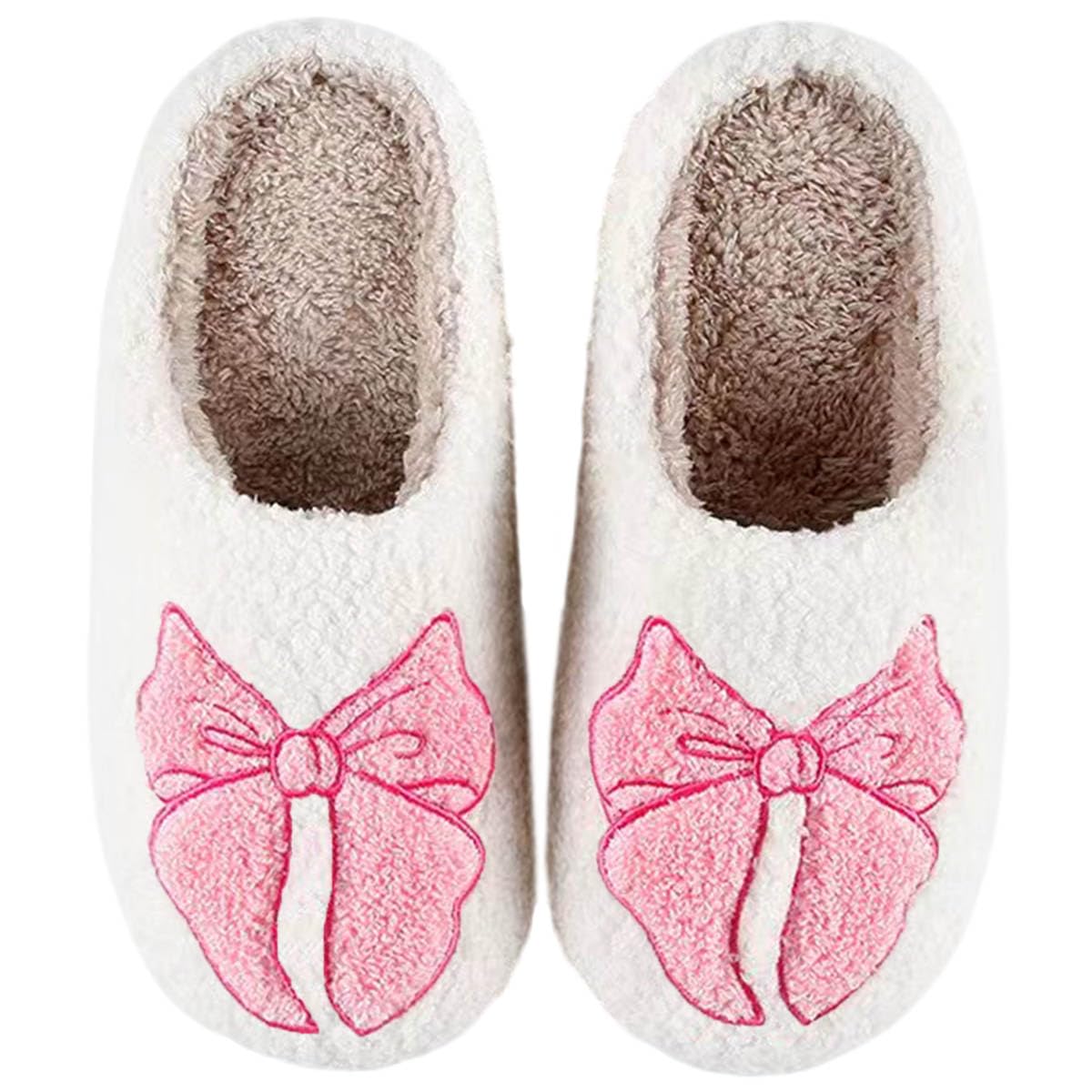 Comfy House Slippers For Women Men Ladies Fuzzy Bedroom Slippers indoor Outdoor Memory Foam Shoes