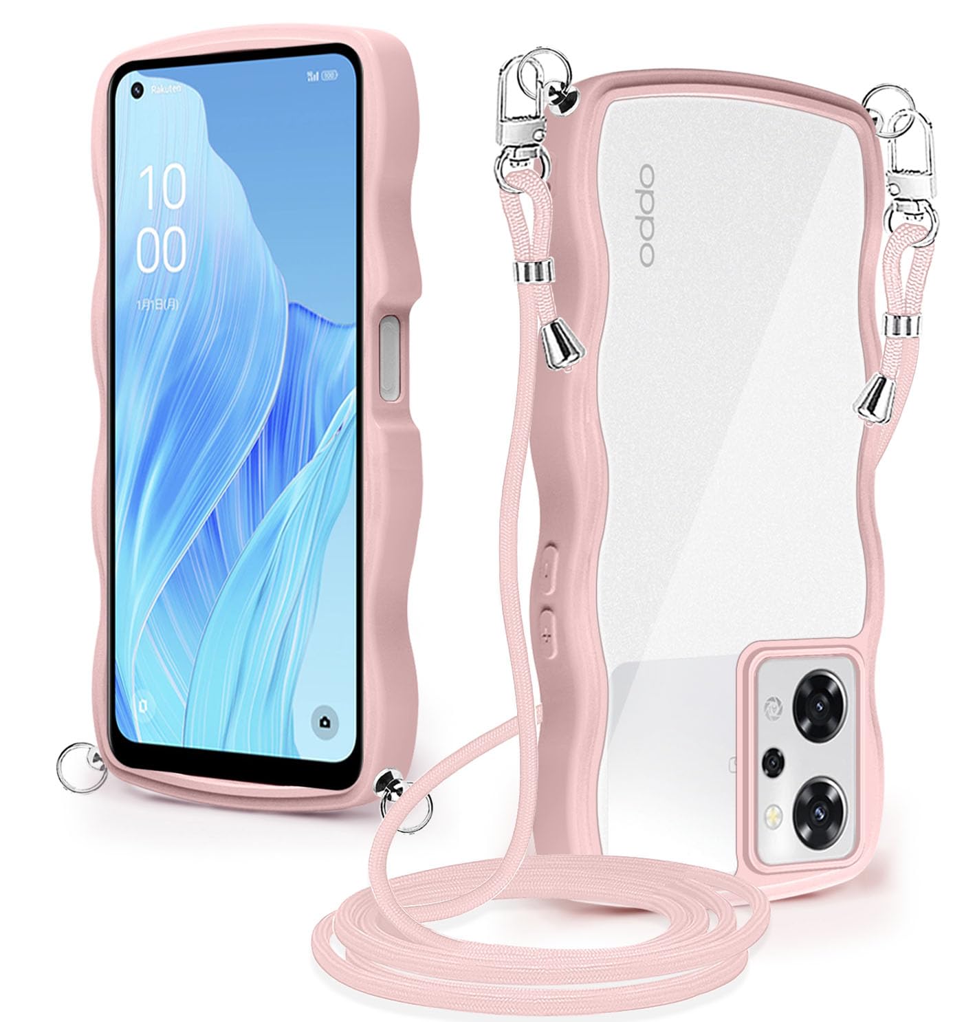 Amazon.co.jp: OPPO Reno9 A/OPPO Reno7 A ケース クリア ショルダー