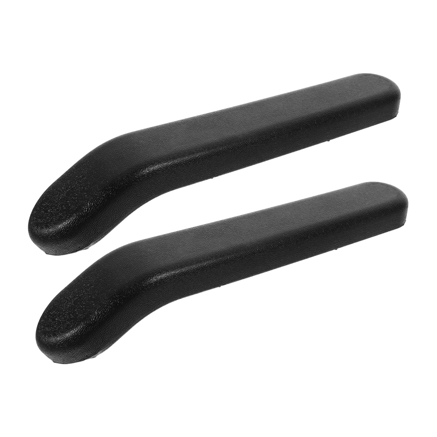 Cojines para Reposabrazos de Silla de Ruedas Negros de Pu Superficie Resistente y Comodidad Excepcional, Accesorios Agujeros de 8.5 o 14 Cm para Mayor Ajuste