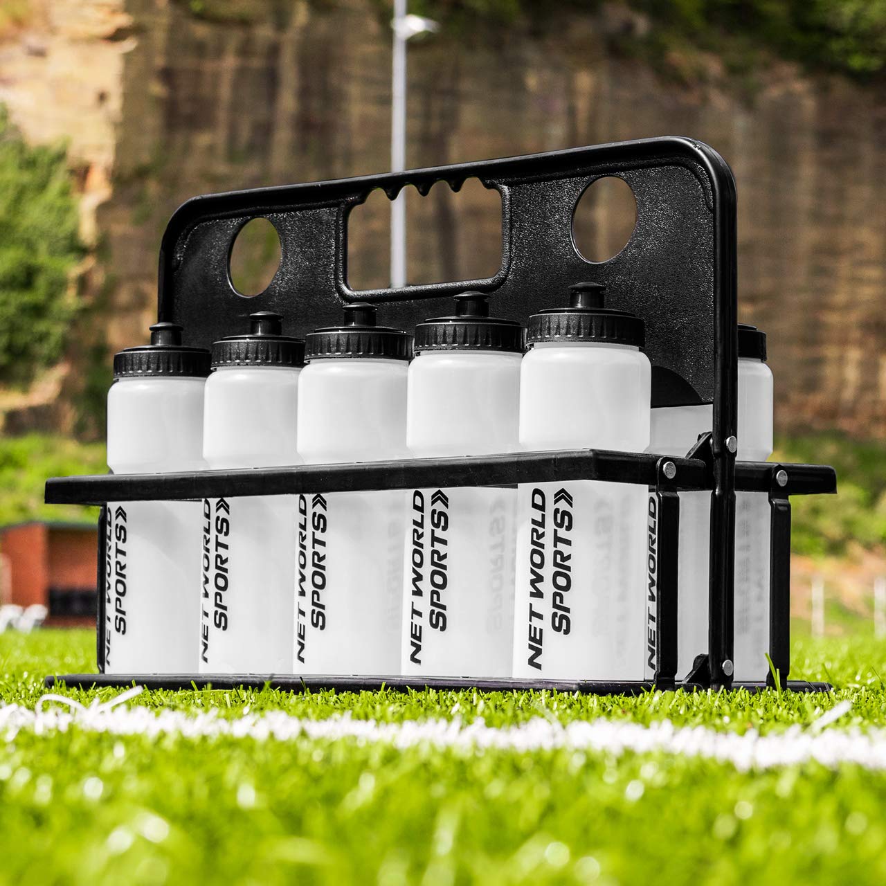 FORZA Team Sports Water Bottles | 25oz Capacity with Portable Carry Bag or Foldable Carrier - BPA-Free Plastic for Hydration on the Go (Foldable