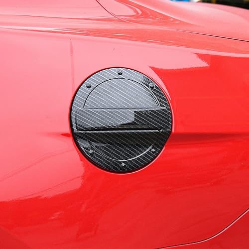 Miniatura 6 de RT-TCZ Cubierta de tapa de tanque de gas para puerta de llenado de combustible de fibra de carbono, accesorios de decoración exterior para Ford