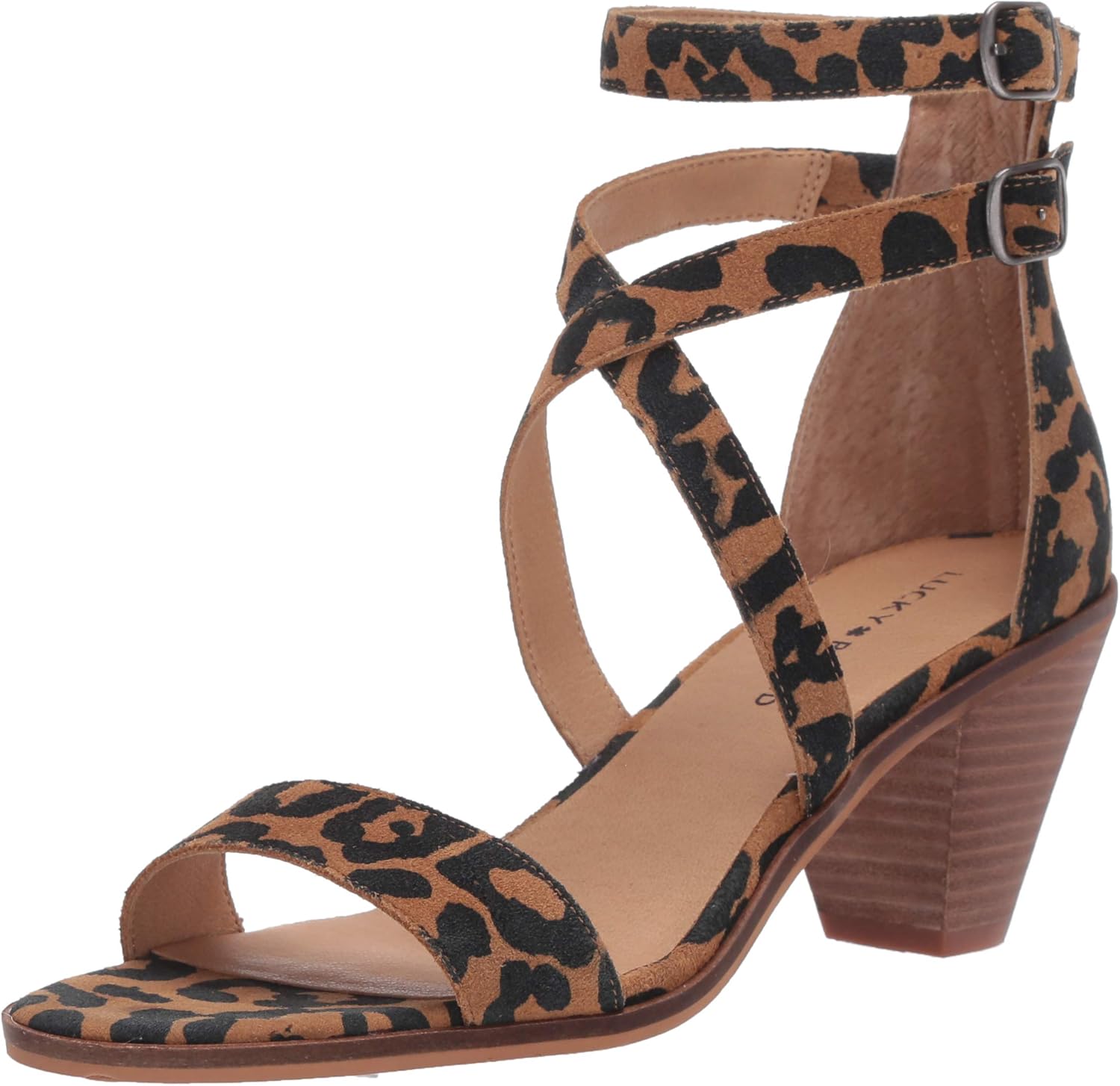 Lucky Brand womens Ressia Ankle Strap Sandal