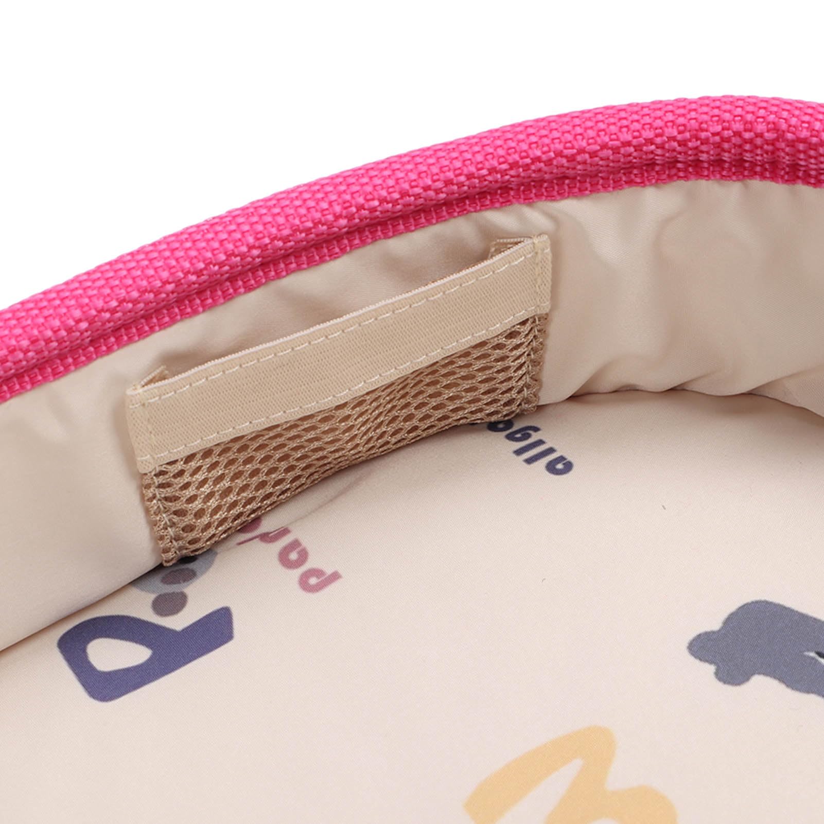 Plateau de sécurité pour Siège de Voiture, Multifonctionnel, Joli Plateau de Siège de Voiture Pliable et Portable en Tissu Oxford pour Tout-petits, pour Voyage (Des lettres)