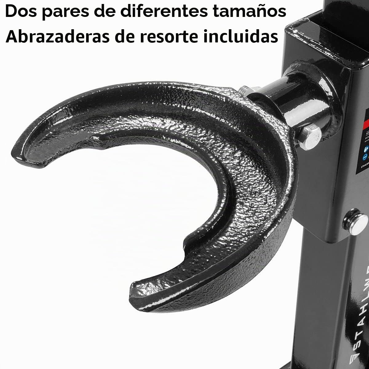STAHLWERK Compresor hidráulico de muelle HSC-820 ST con 1t de fuerza de apriete para montar y desmontar muelles de amortiguador | Herramienta Tuning | Compresor de amortiguador para vehículos de motor